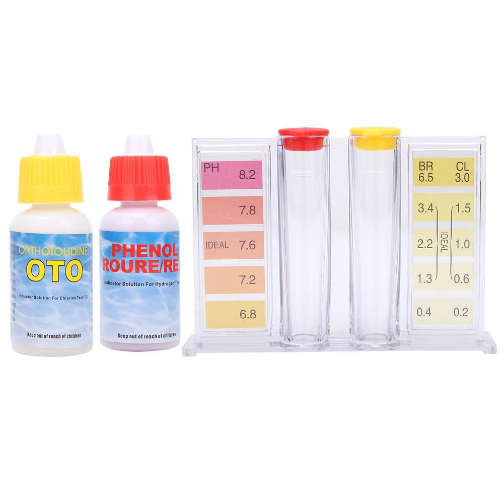 Tester Water PH Chlorine Water Quality Test Kit Swimming Pool Tester