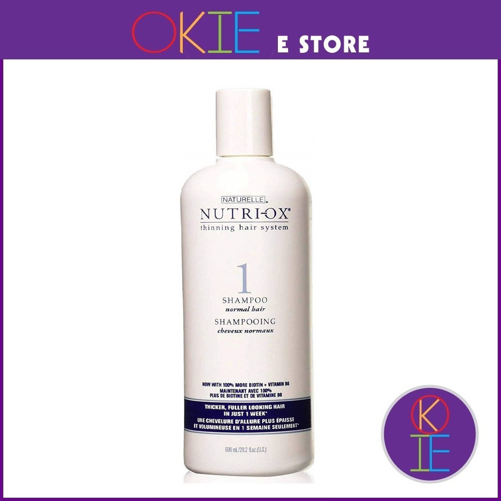 Nutri Ox Shampoo For Normal Hair 600ml Shopee Singapore