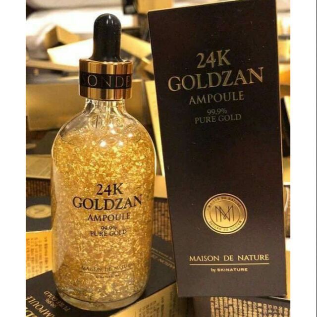 24k Goldzan Ampoule 99 9 Pure Gold 100ml Shopee Singapore