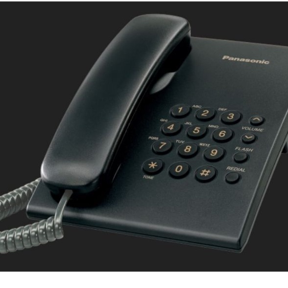 PANASONIC KX TS500MX CORDEDSINGLE LINE PHONE | Shopee Singapore