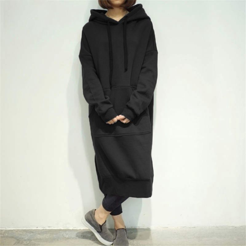 hoodie maxi dress plus size