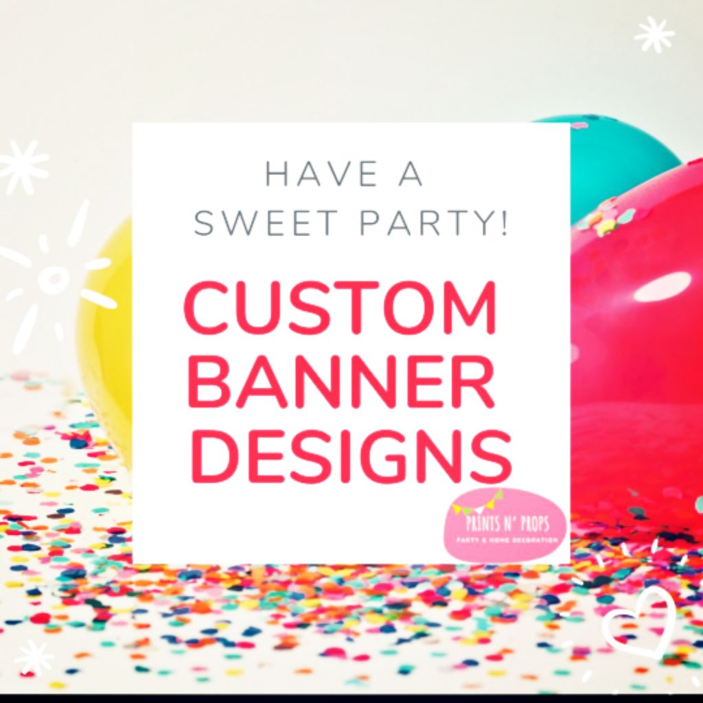 Custom Banner And Milestone Board Shopee Singapore