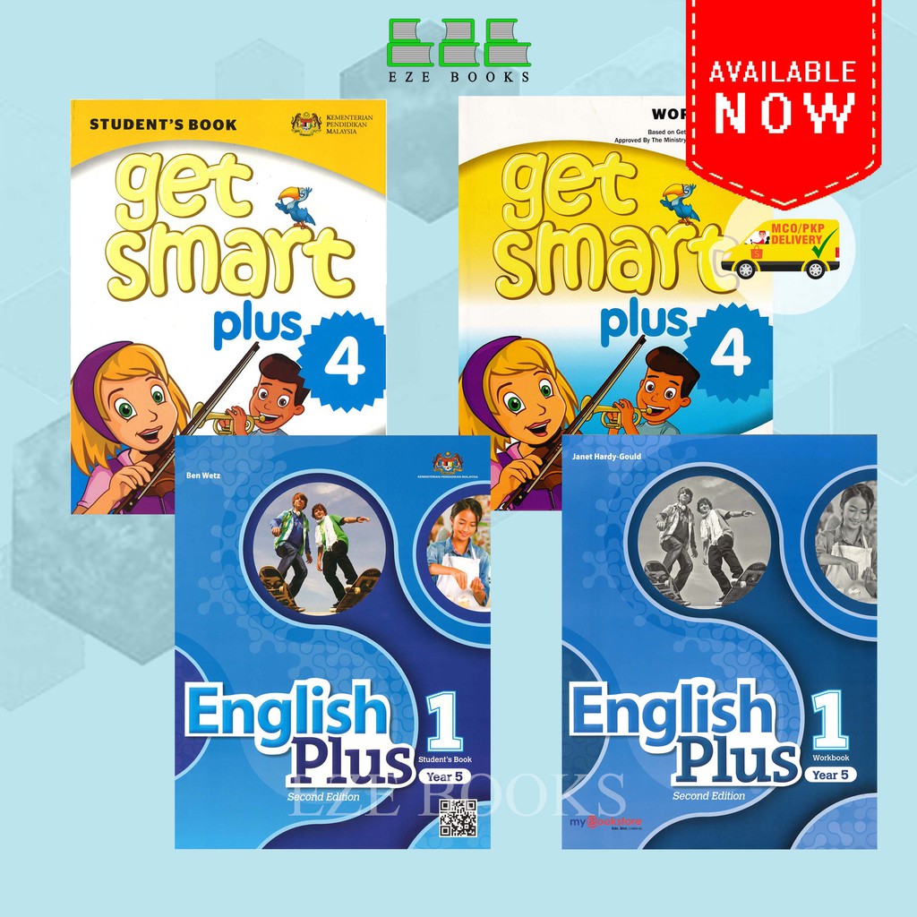 Eze Get Smart Plus 4 English Plus 1 Buku Teks English Tahun 4 5 Kssr English Textbook Year 4 5 Shopee Singapore