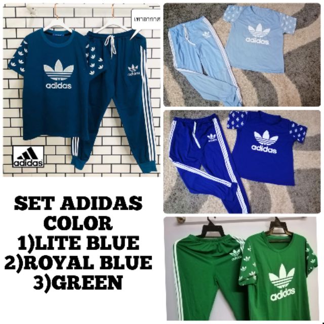 adidas green set