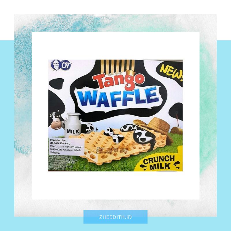 Snack Snack Tango Waffle Crunch Milk Biscuits Contents 20 Packs ...