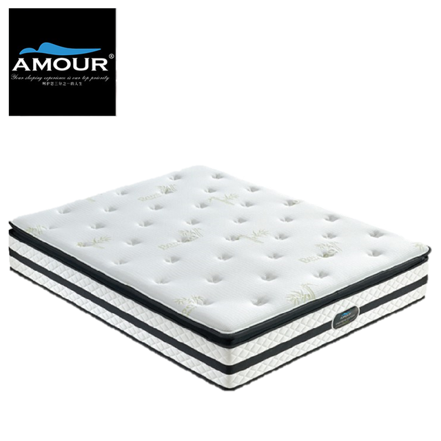 Amour Bamboo Fiber Nature Cooling Pocket Spring Mattress 10 Years Warranty Shopee Singapore