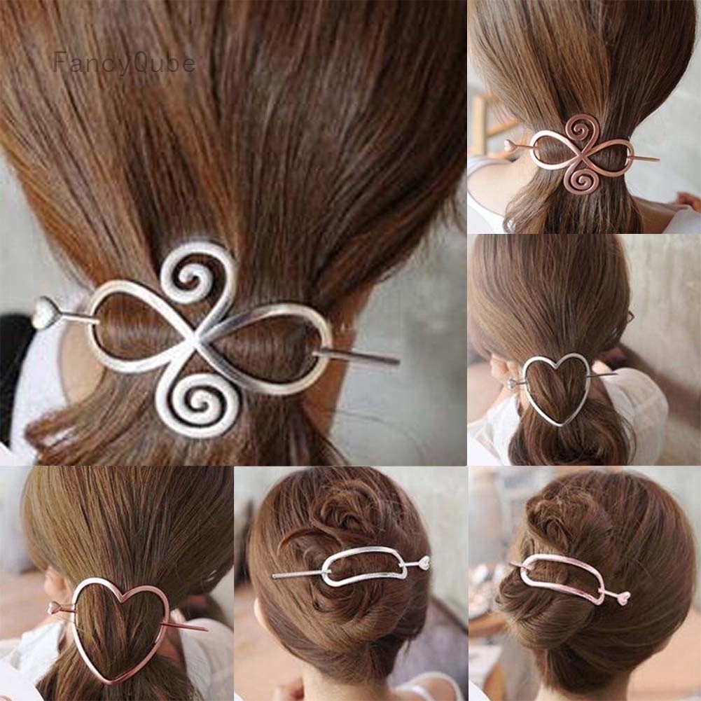 Geometrical New Celtic Knots Hairpin Barrette Hair Slide Clip