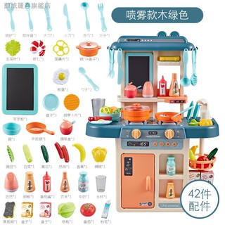 Kids Kitchen Toys In One Kids Cooking Pretend Play Cooking Shopee Singapore