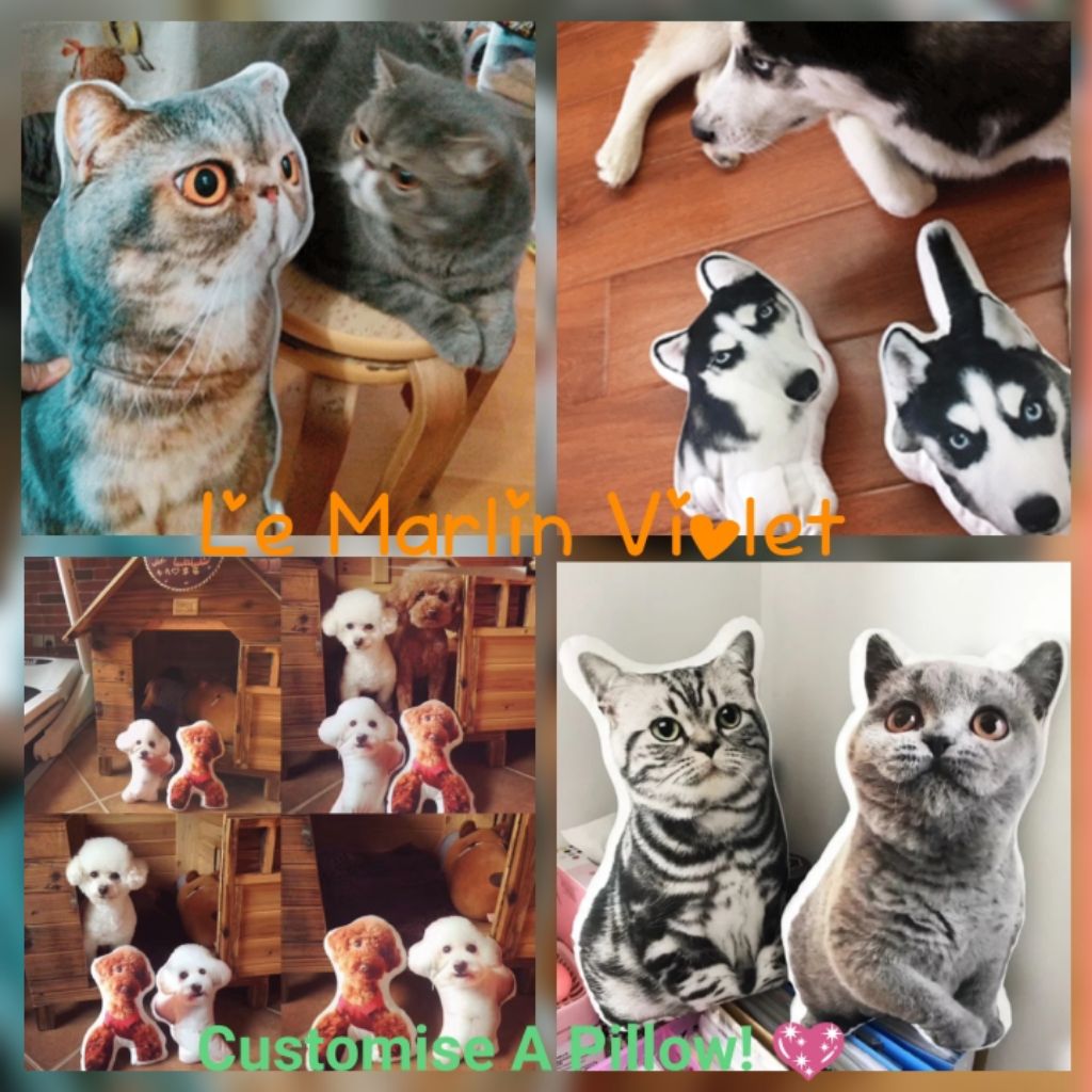 Customise Your Pet Pillow Plushie Shopee Singapore