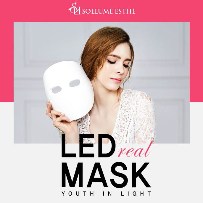 Sollume Esthe LED Therapy Mask Whitening Elasticity/Care Facial