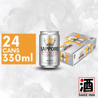 [Bundle of 24] Sapporo Premium Can Japanese Beer 330ml x 24cans (Expiry Dec 2023)