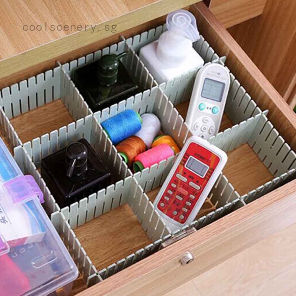 Diy Socks Underwear Drawer Plastic Storage Divider Finishing