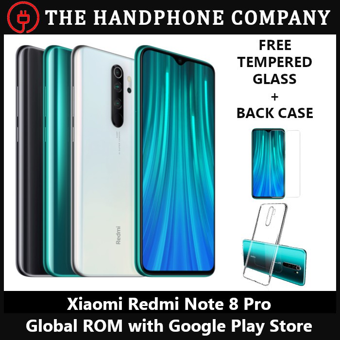 Global Version Xiaomi Redmi Note 8 Pro 128gb 6gb Ram 64gb 6gb Ram Free Tempered Glass Back Case Shopee Singapore