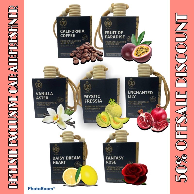 Shop Malaysia New Flavor De Elsie Dexandra Flerr Air Freshener Car Perfume Room Office 100 Original Free Gift Shopee Singapore