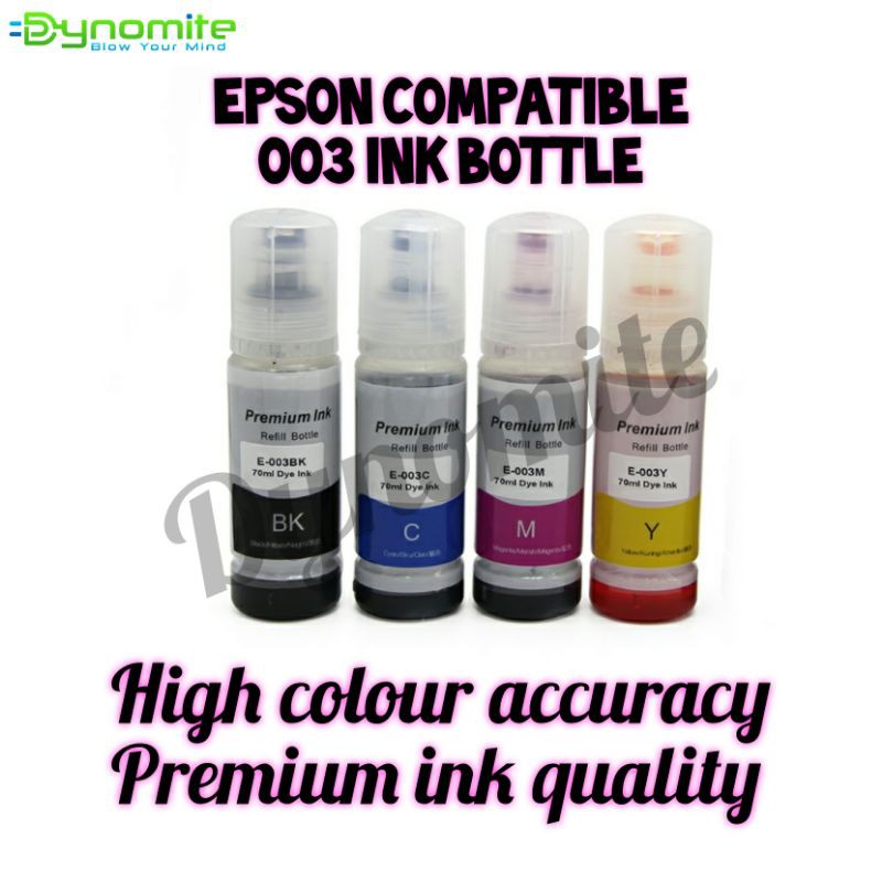 Epson compatible printer 003 ink bottles | Shopee Singapore