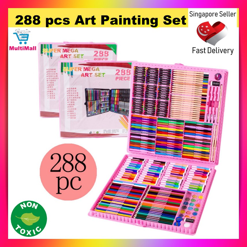 ♥288pcs Kids Art Colour Pencils Set♥Children Painting Drawing♥Kid Toy♥