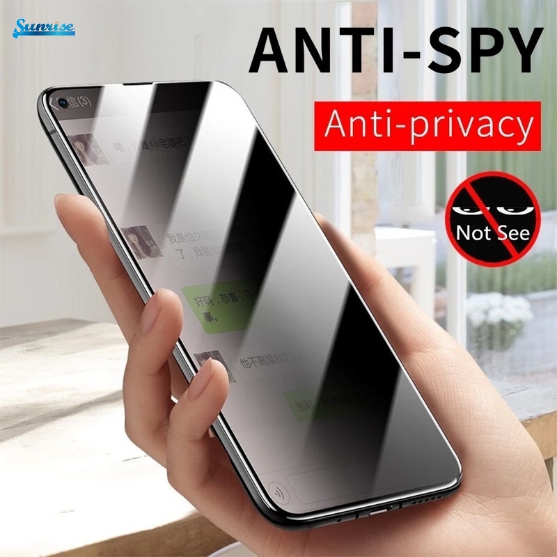 High Resolution Anti Scratch Privacy Tempered Glass Film Full Cover Anti Spy Glare Screen 8228