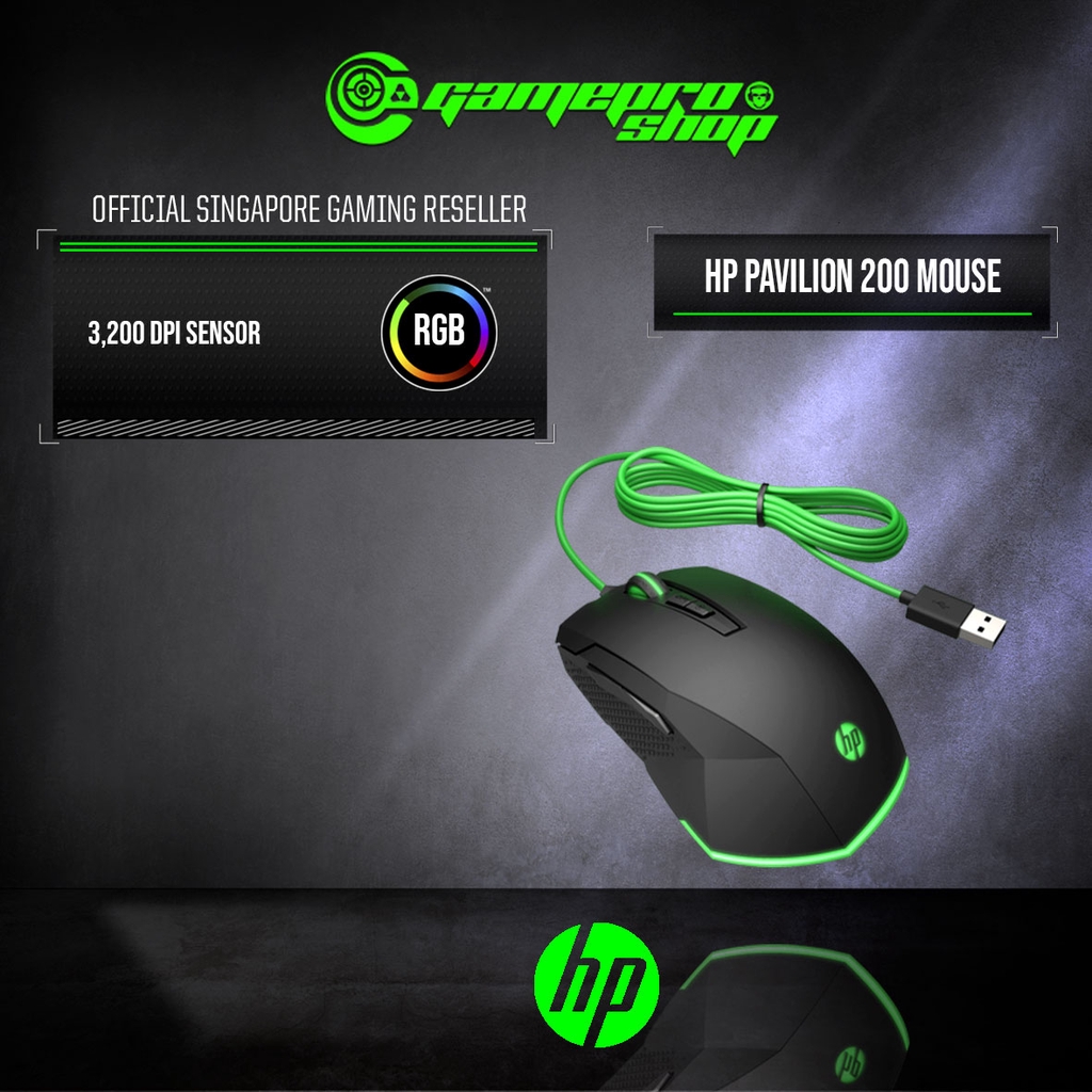 HP Pavilion Gaming Mouse 200 (1Y) Shopee Singapore