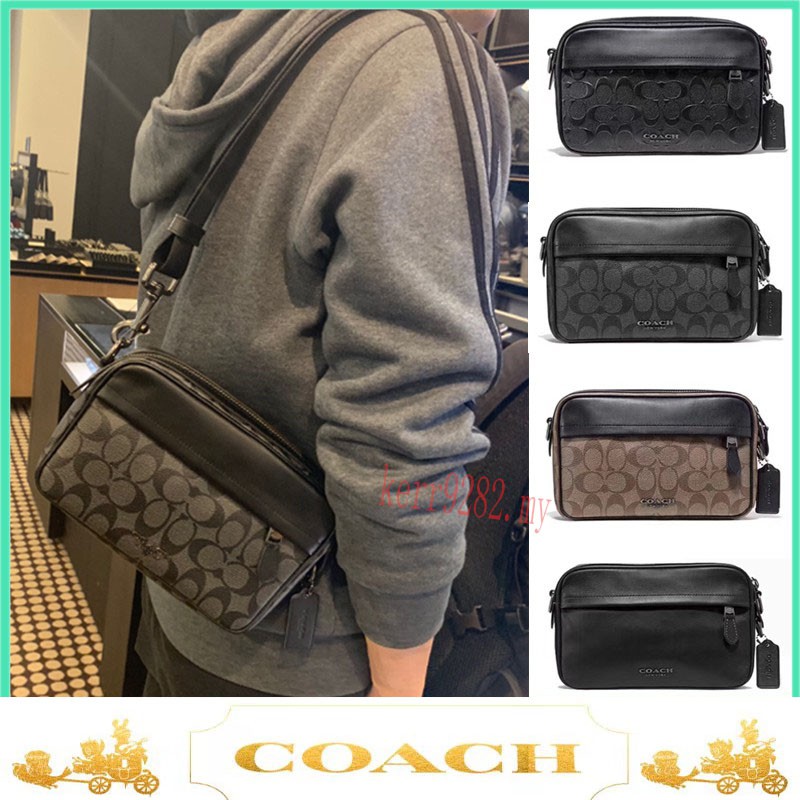 coach camera bag men