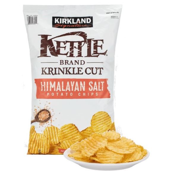 Kirkland Himalaya Pink Salt Potato Chips 907g Costco Daigou