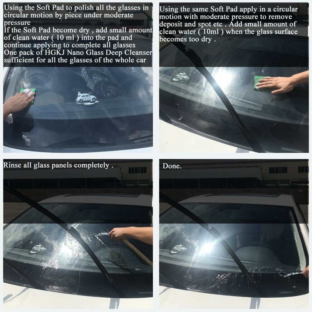 Glass Deep Cleanser Car Windscreen Scratch Remove Polishing Tool Auto Scratch Repair Remover Brush