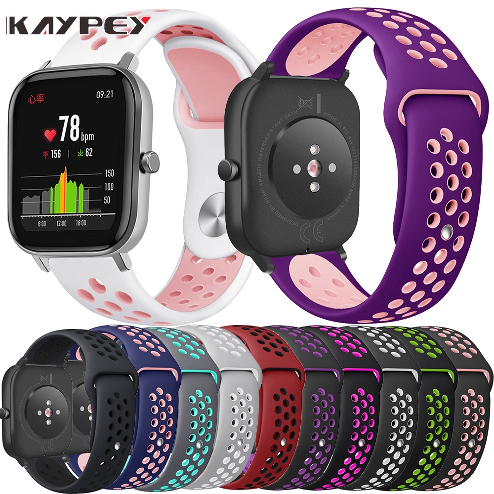 mm Soft Silicone Strap For Xiaomi Huami Amazfit Bip Bit Pace Lite Youth Sports Smart Watch Band Shopee Singapore