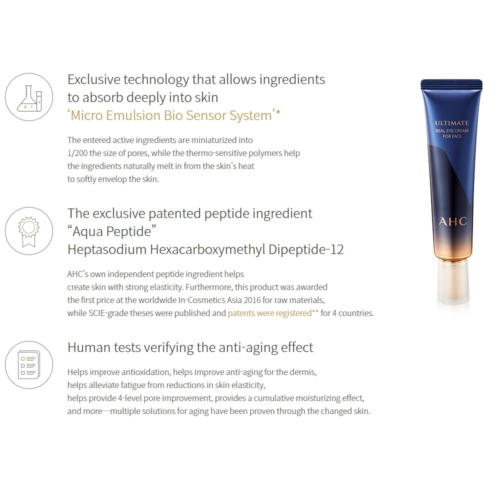 ahc ultimate eye cream
