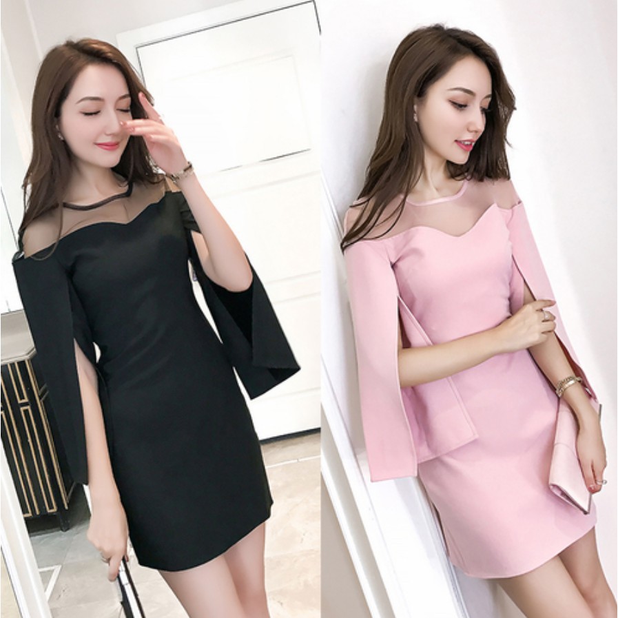 Off Shoulder Sexy Dress Night Evening Women Dresses Cocktail Party One Piece Shopee Singapore