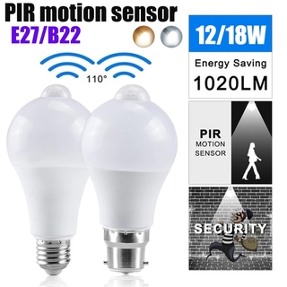12W LED-Glühlampenlampe Praktische Lampes E27 Radarsensor Ambient PIR Motion 7