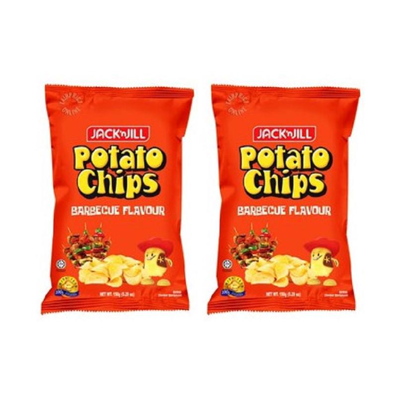 [Bundle of 2] Jack & Jill Potato Chips 70g (Bbq) | Shopee Singapore