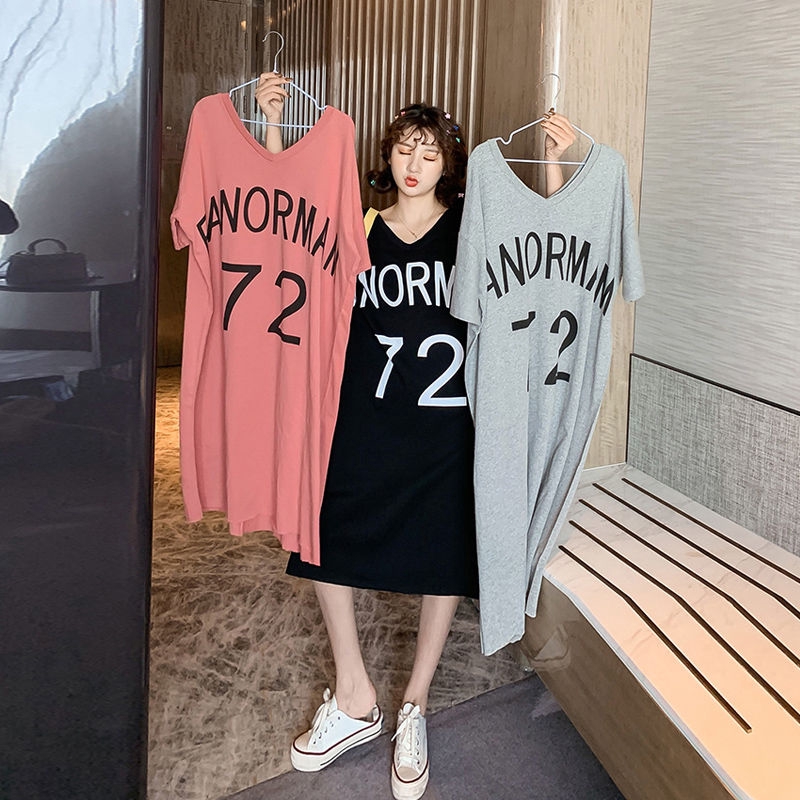 korean t shirt dress