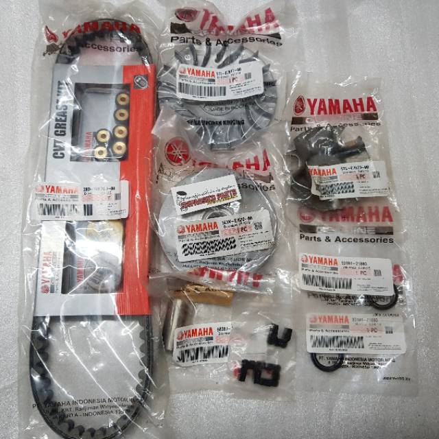 Cvt Package Mio Sporty Nouvo Fino Old Mio Soul Old Ori Yamaha Free Silder 3 Pcs Shopee Singapore