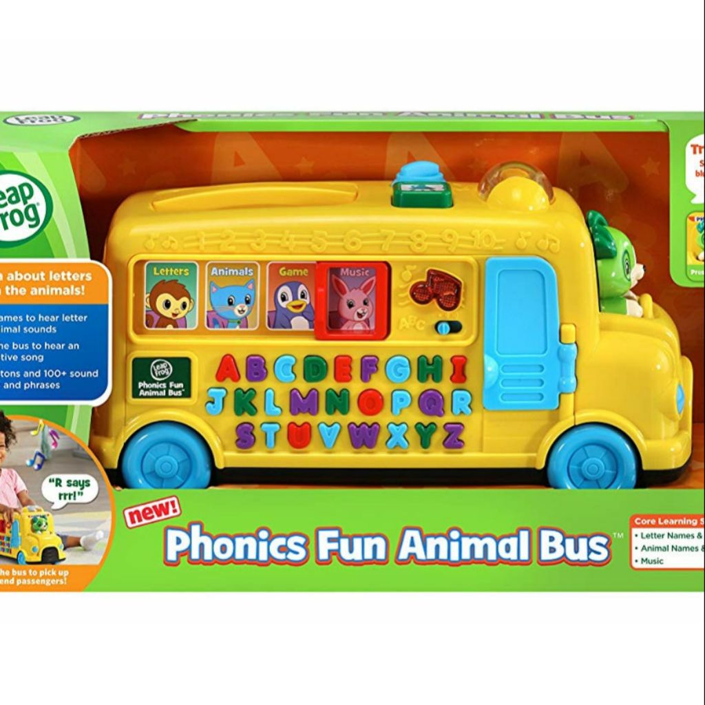 leapfrog school bus alphabet