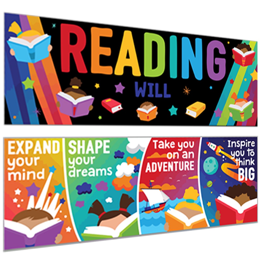 Classroom Decorations - Reading Banner and Poster for Teachers ...