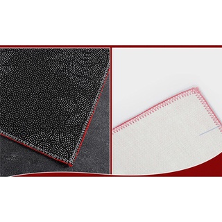 Mahjong Tablecloth Mat for Home Playing Cards Square Mahjong Table Cloth Thickened Silencer Non-Slip Hand Rub Mahjong Mat Cover Cloth/Ready Stocks Mahjong Table Mat 78 / 80cm , 0.3cm Thickness | Natural Rubber | Non-Slip | Sound Insulation | No Odor #3
