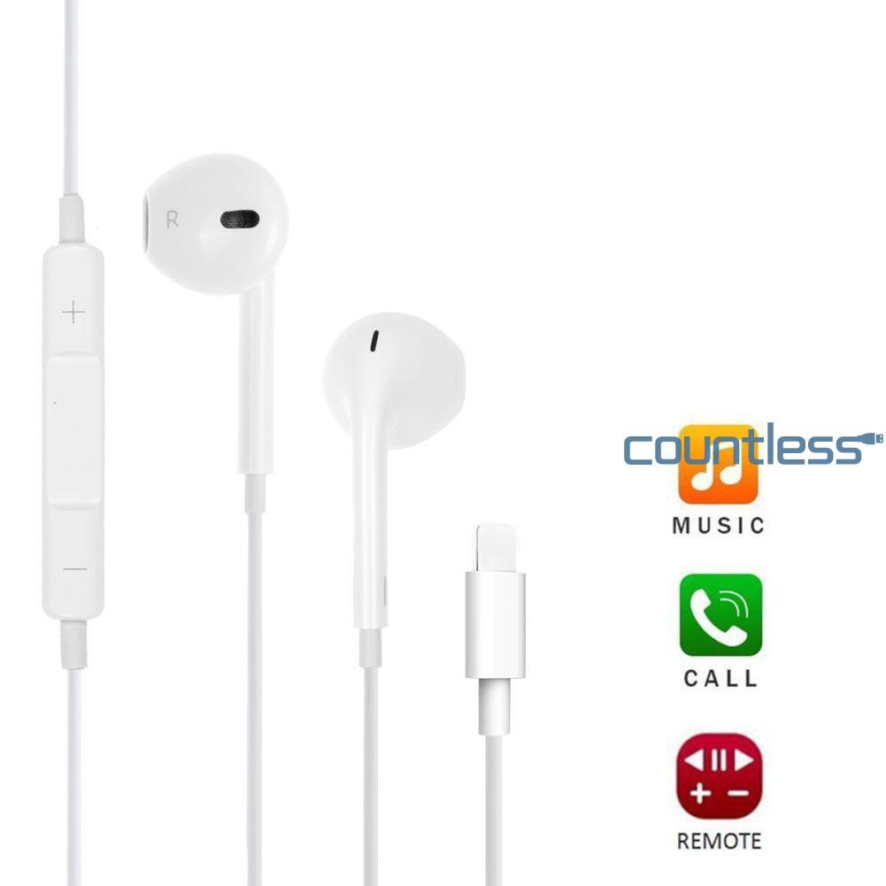 wired headphones with mic for iphone
