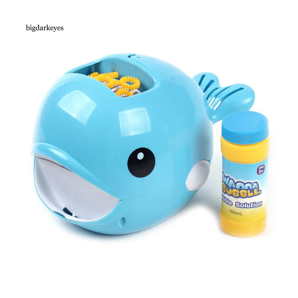 play day whale bubble machine