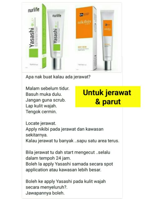 nikibi acne cream
