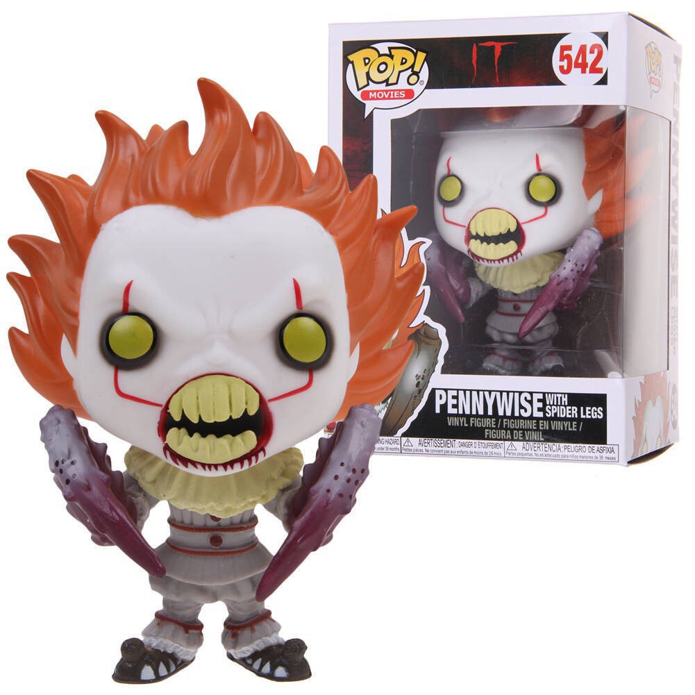 Funko POP Pennywise chase 472# 542# Action Figure Collectible Model Toy with Box
