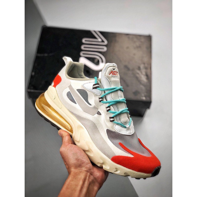 nike air max 270 react beige orange