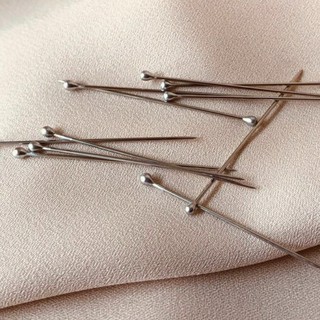 Image of Classic Silver Hijab Long Pins Pack of 10 $2 Each *Special* Brooch Tudung Affordable