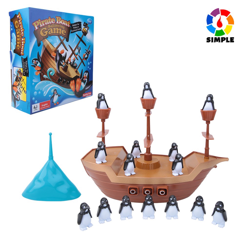 Don't Rock The Boat Skill & Action Balancing Game Pirate Boat Toy Table Game  for Party Children Kids Gift | Shopee Singapore