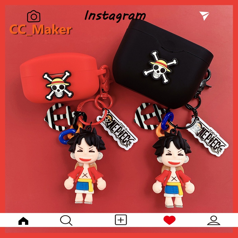 Sony WF-1000XM4 Case Cartoon Anime One Piece Luffy Keychain Pendant Sony WF-1000XM3  Case Silicone Soft Shell Sony WF-XB700 Case Cover Sony WF-SP800N Bluetooth  Headset Box Protective Case | Shopee Singapore