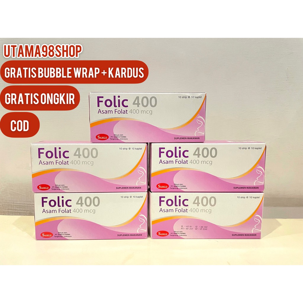 Folic 400 Folic Acid Contains 100 Tablets Singapore