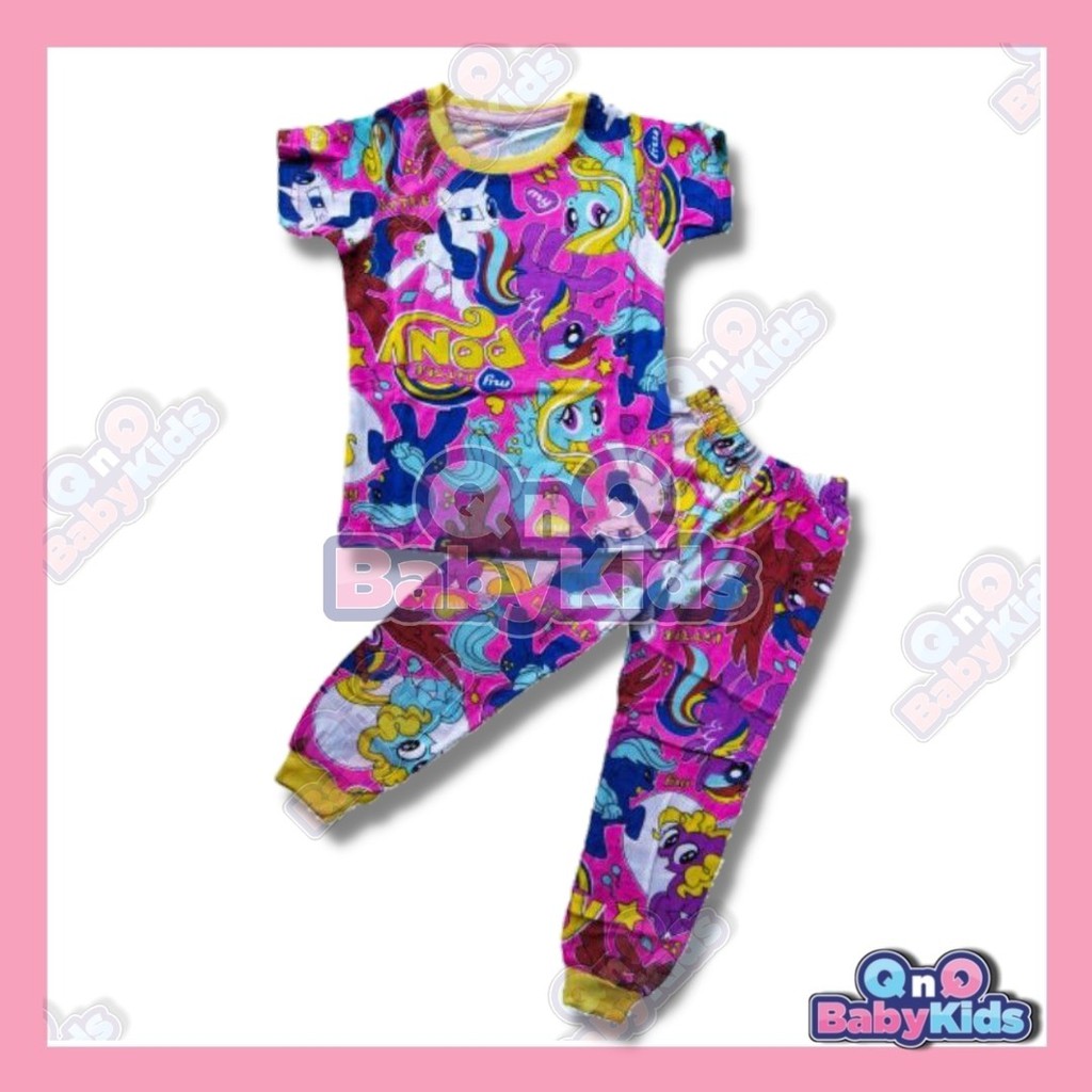 Pyjamas Kids Big Little Pony Baju Tidur Kanak Kanak Girl Shopee Singapore