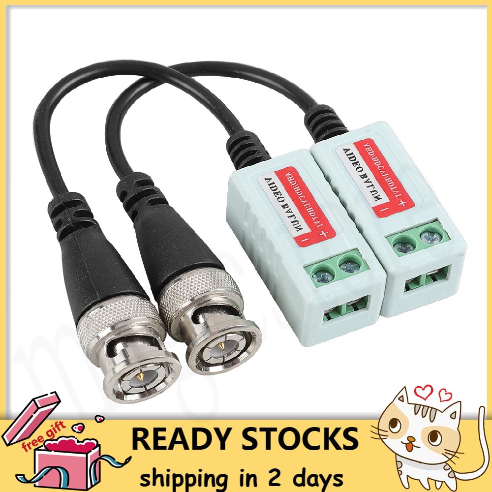 [Ready Stock] Magicstore HD-CVI/TVI/AHD Passive Video Balun Connector ...