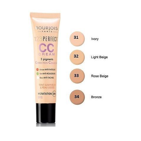 Foundation 123 Perfect Bourjois Cc Cream 30ml Shopee Singapore