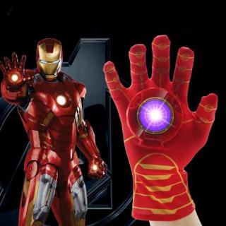 New Cosplay Gift Iron Man Hand Gloves With Light Boys Kids Toys Pretend #1
