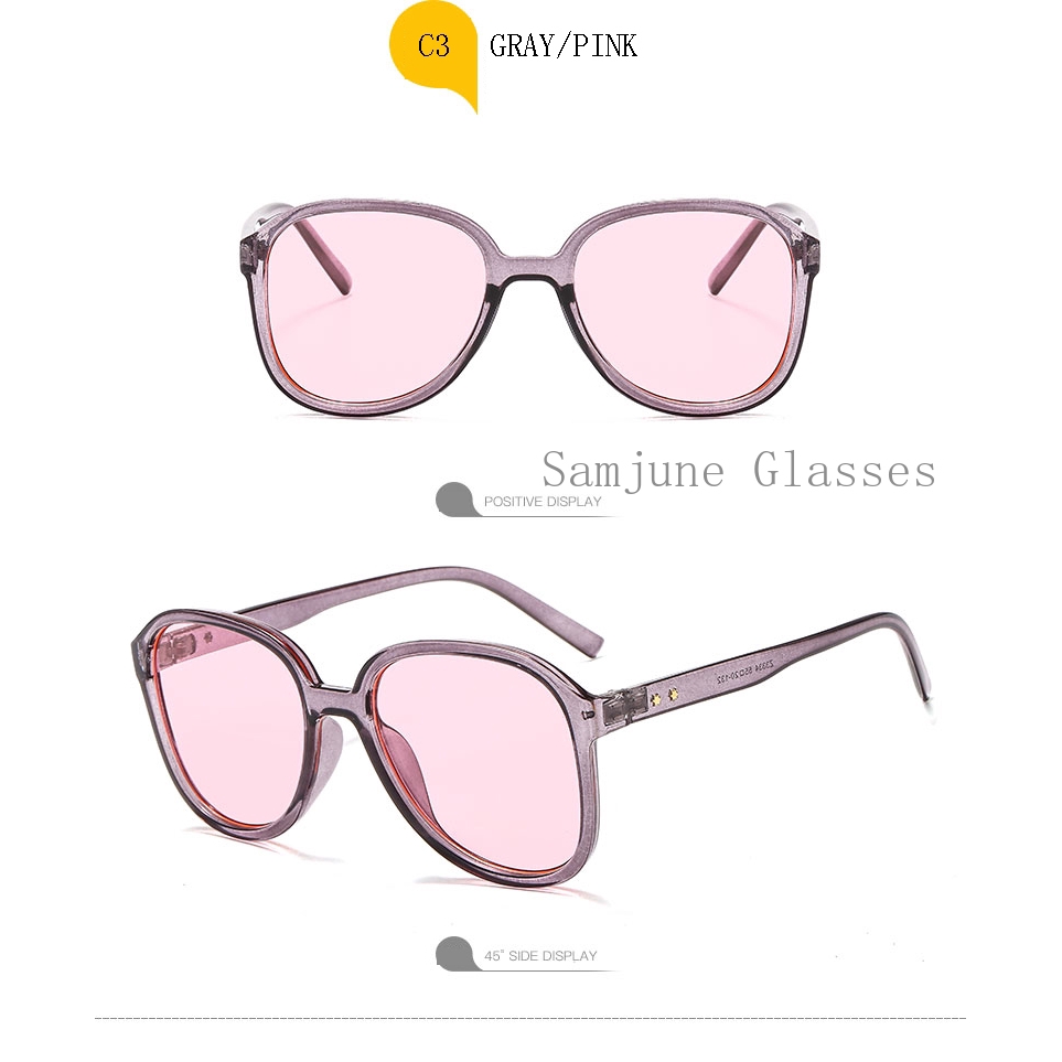Image of New Oval Women Sunglasses Vintage 2019 Transparent Sexy Square Sun Glasses for Ladies UV400 #6