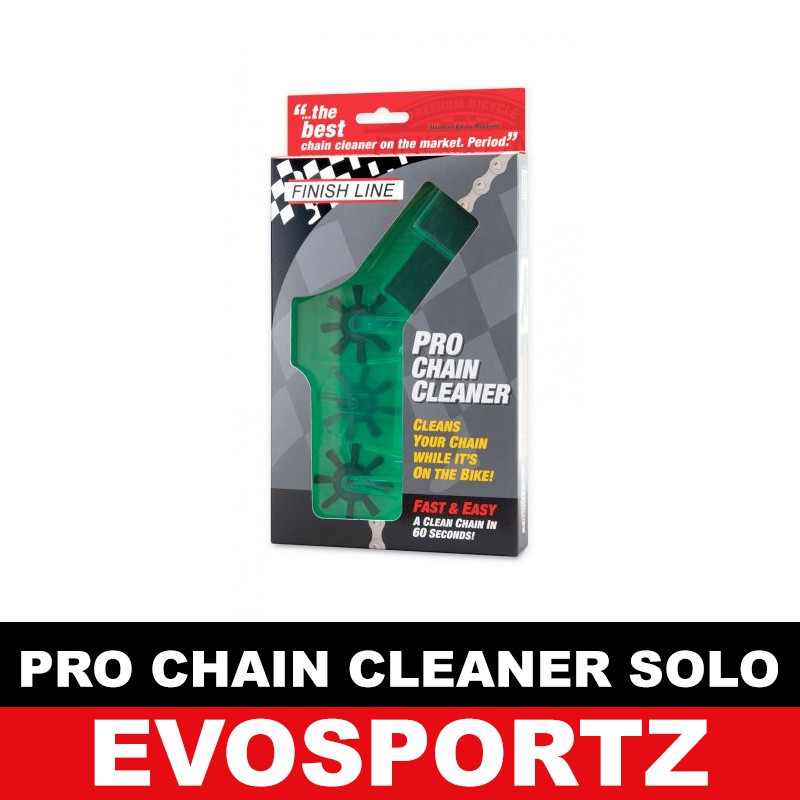 Finish Line Pro Chain Cleaner Solo Bicycle Chain Cleaning Kit Bike